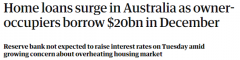澳房价飙升，需求大涨！短期内贷款额近$200亿！