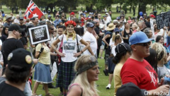 墨尔本悉尼纷纷爆发反疫苗示威游行，上千人高