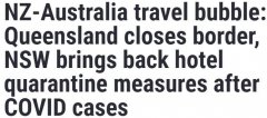 新西兰新增3例确诊，昆州今晚对其关闭边境，新