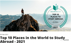 2021全球10大最佳留学地出炉，澳大利亚排名第二