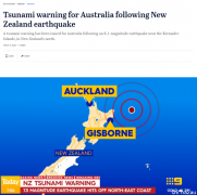 突发！澳洲发布海啸预警！新西兰8.1级强震，南