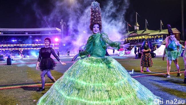 One of the amazing costumes at this year’s event. Picture: NCA NewsWire/Flavio Brancaleone