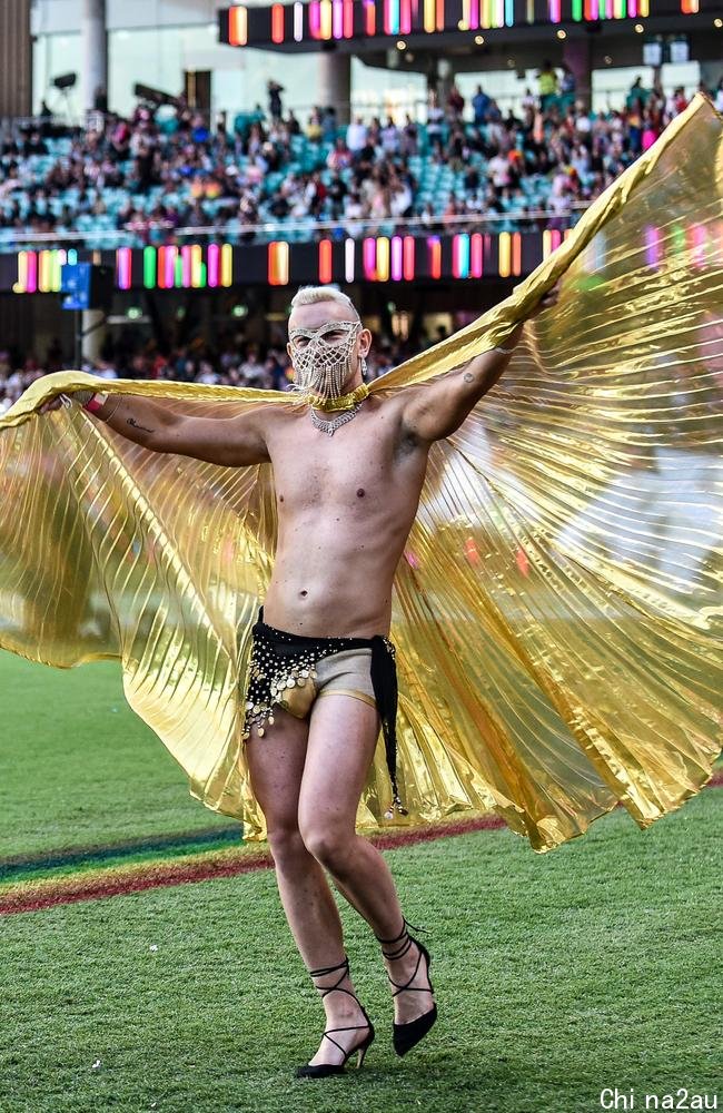 COVID didn’t dampen the fun at Mardi Gras. Picture: NCA NewsWire/Flavio Brancaleone