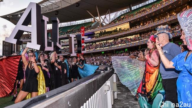 Crowds watch from the stands of the Sydney Cricket Ground. Picture: NCA NewsWire/Flavio Brancaleone