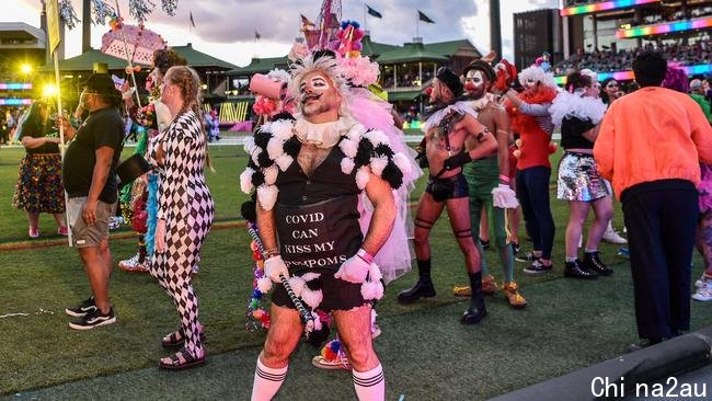 Marchers were in high spirits. Picture: NCA NewsWire/Flavio Brancaleone