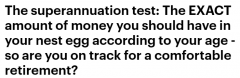 在澳洲，45岁想安心退休要攒多少钱？起码这个数