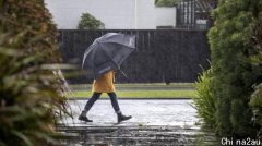 下周新西兰大部将迎来强降雨 局地有雷暴天气