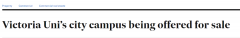 墨尔本著名大学卖楼！挂牌出售CBD校区，期望成