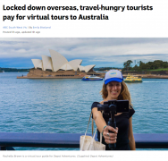 来不了澳洲？导游为海外游客开直播提供虚拟旅