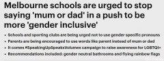 为支持同性恋，有人建议澳洲学校禁止学生喊爸