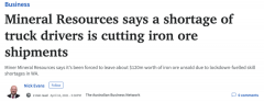 澳洲铁矿石出口损失1.2亿，一查原因，问题竟出