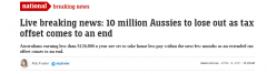 1000万澳洲人哭了！年收入在$12.6万以下所得税马