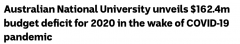 澳洲八大不同命运！ANU撑不住，财政赤字；悉大