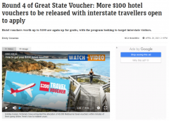 南澳推出第四轮旅游代金券 游客可享更便宜住宿