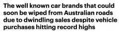 创纪录！4月份澳洲汽车销量暴增！但这些车却只