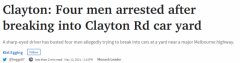 墨尔本Clayton四个毛贼午夜偷车，被一个女司机盯