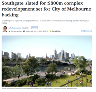 耗资8亿澳元 墨尔本热门旅游地Southgate或迎改造