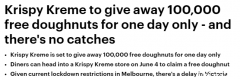 澳洲甜甜圈日来了！本周五！10万个甜甜圈免费大