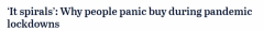恐慌性囤货也内卷？为何一封城，墨尔本人就抢