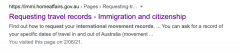 神器！澳洲移民局自助查询10年出入境记录系统上