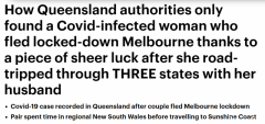 澳确诊女子横跨3州，澳媒称其在过境时扯谎！卫