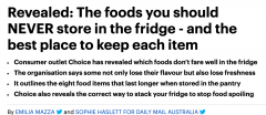 澳专家点名，这8种食物绝不能放进冰箱，这么多
