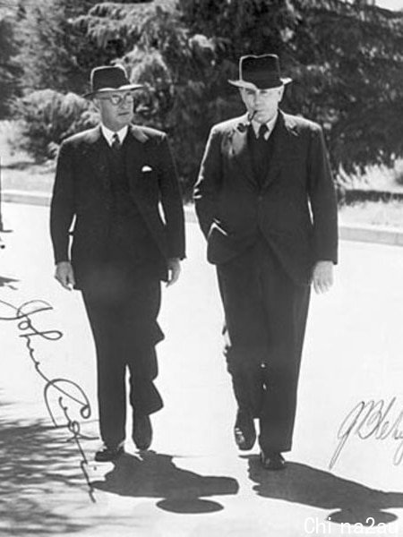 John Curtin and Ben Chifley