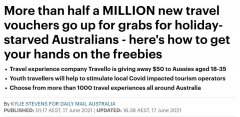 疫情新福利！澳洲将选出60万幸运儿，全国想去哪