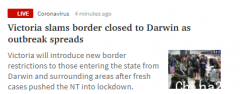维州宣布大达尔文地区为红区，居民禁止入境，