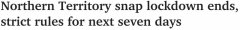 北领地宣布今日解封！未来7天仍将在戴口罩、集
