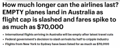 澳洲大砍入境人数上限，部分航班只能“空降”
