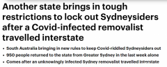 悉尼确诊搬运工入境，南澳宣布收紧边境限制！