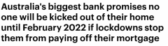 澳Commonwealth银行承诺：不会有人在2022年2月前因无
