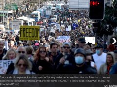 疫情恶化，澳洲英国竟爆大规模抗议！愤怒民众