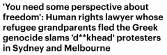 澳难民后代人权律师痛批示威者：“没有远见的