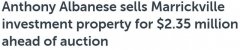 工党党魁悉尼投资房拍卖前售出，成交价$235万！