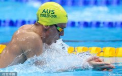 男子200米蛙泳决赛 澳洲选手库克夺金牌破奥运纪