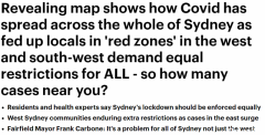 悉尼最新疫情地图公布，几乎无一区幸免！专家