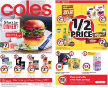 8月4日-8月10日！Coles折扣商品更新，米布丁半价，