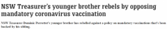 新州财政厅长弟弟反对强制接种与“疫苗护照”