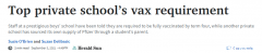 墨尔本著名私校要求教职工强制接种疫苗！其他