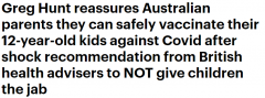 英国专家就莫德纳疫苗提警告，澳卫生部长保证