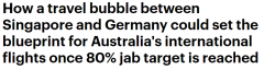 新加坡接种率已达80%，与德国旅行互通，澳专家