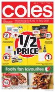 Coles 9月8日-9月14日折扣，红袋米、煎饺半价