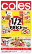 Coles 10月6日-10月12日折扣，红袋米、椒盐鱿鱼半价