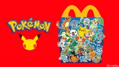 麦当劳 X Pokemon 巨萌神奇宝贝儿童餐！附赠稀有卡
