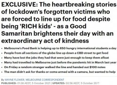 人间有温情！墨尔本CBD Food Bank真有人背着钱，派