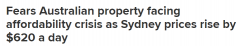 过去三个月，悉尼房价每日平均增长$620！研究人