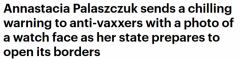 昆州州长给反疫苗者发最后通牒，边境将逐步开