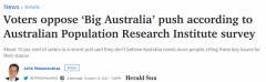 民调：大多数澳人不赞成“大澳洲”政策，反对